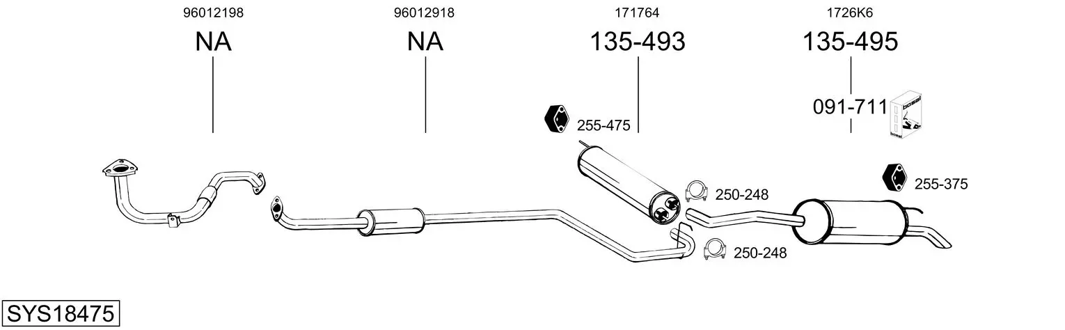 Изпускателна система BOSAL               