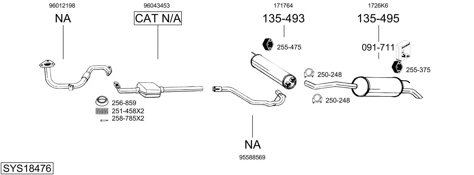 Изпускателна система BOSAL               