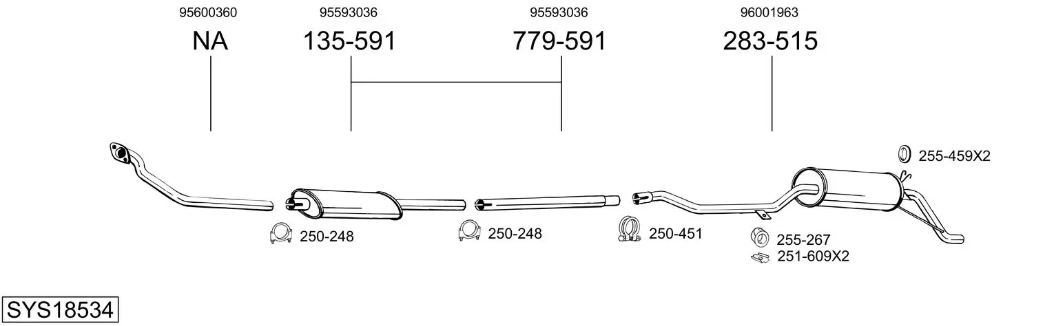 Изпускателна система BOSAL               