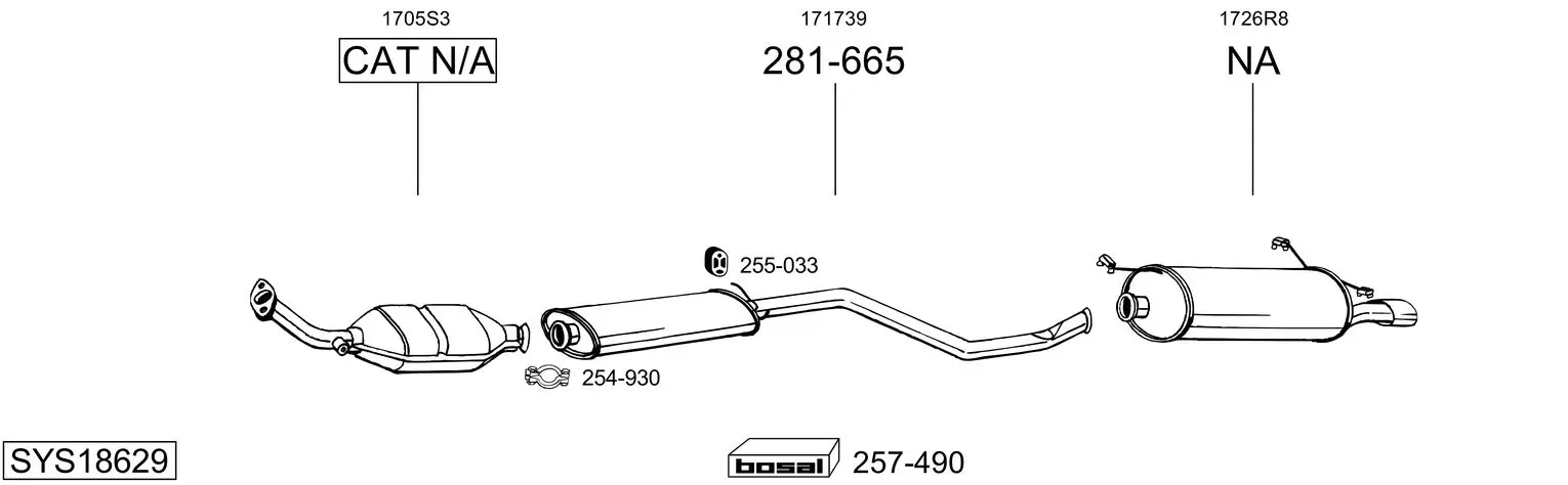 Изпускателна система BOSAL               