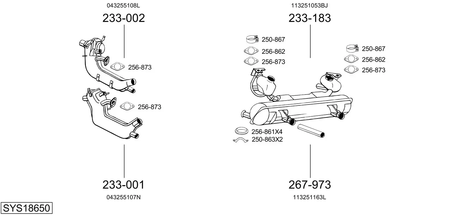 Изпускателна система BOSAL               