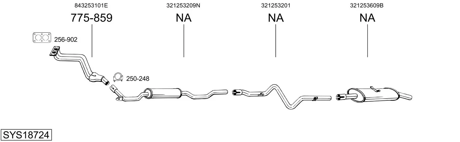 Изпускателна система BOSAL               