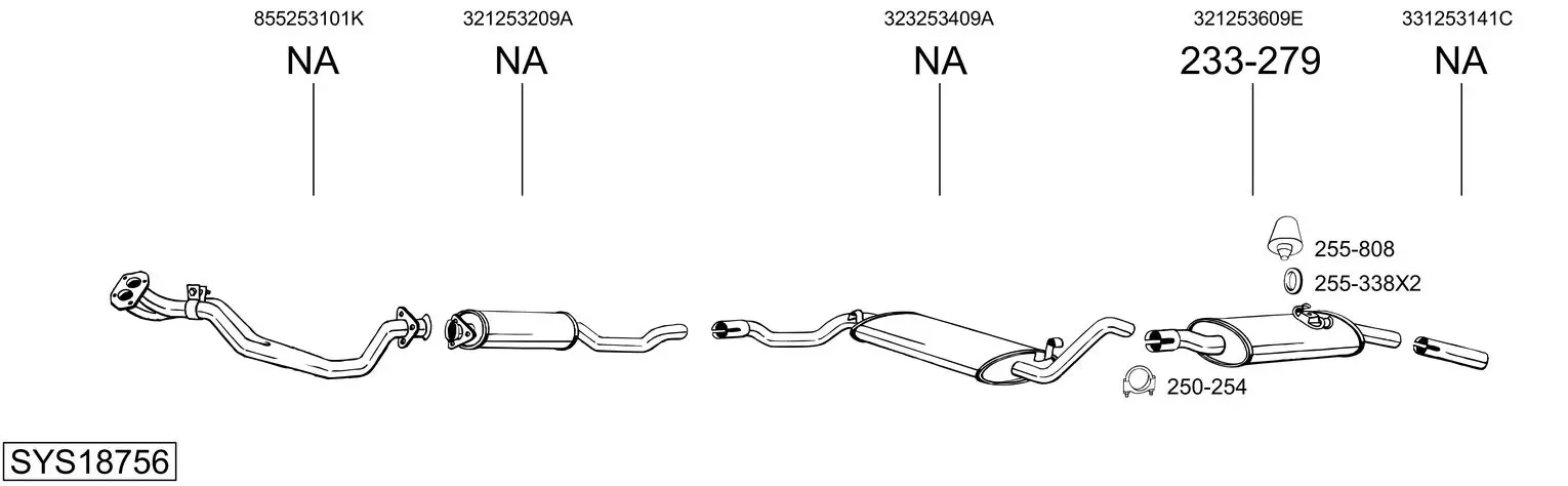 Изпускателна система BOSAL               