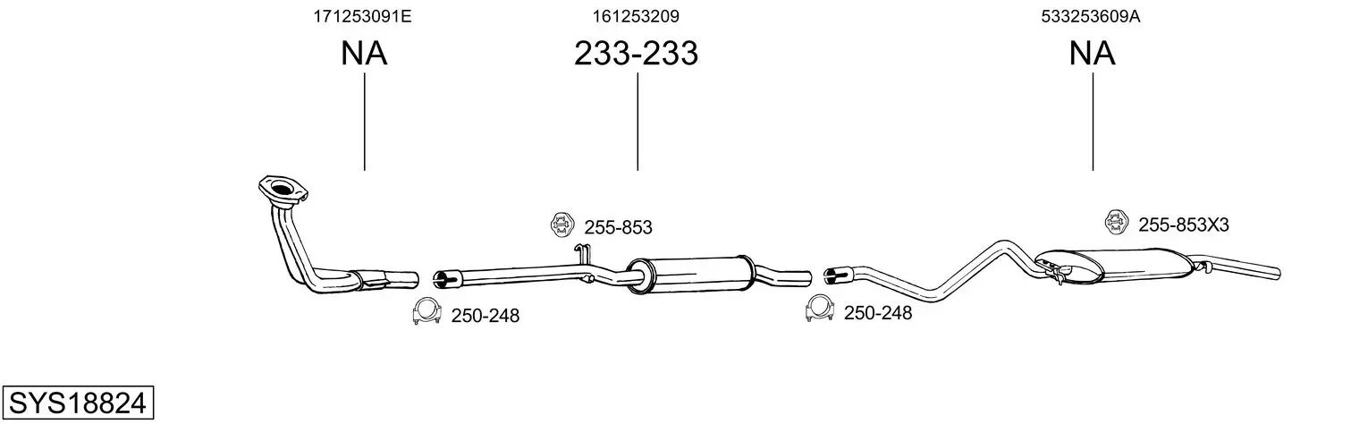 Изпускателна система BOSAL               