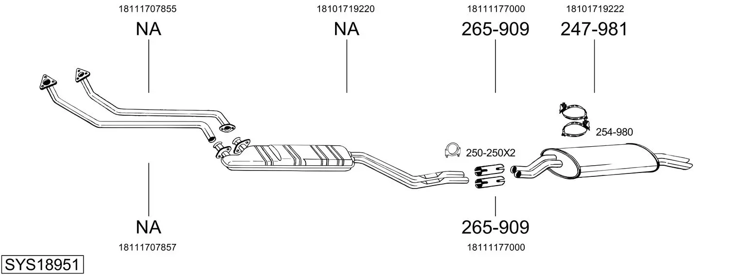 Изпускателна система BOSAL               