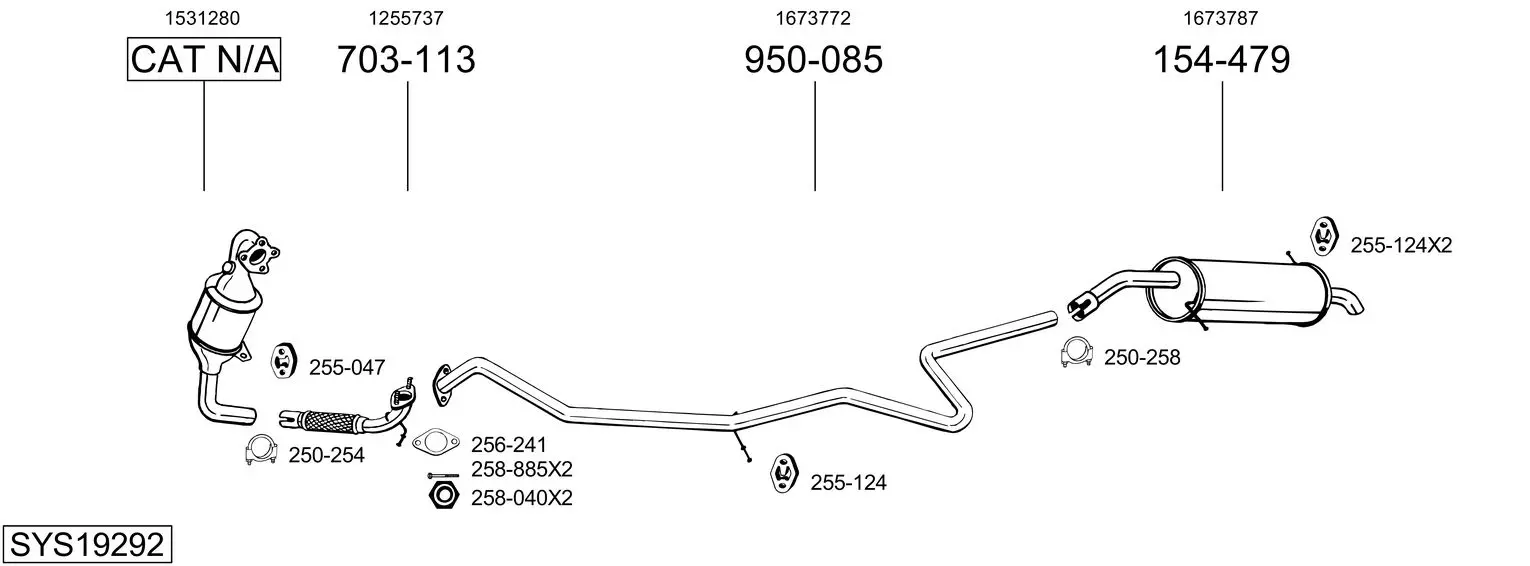 Изпускателна система BOSAL               