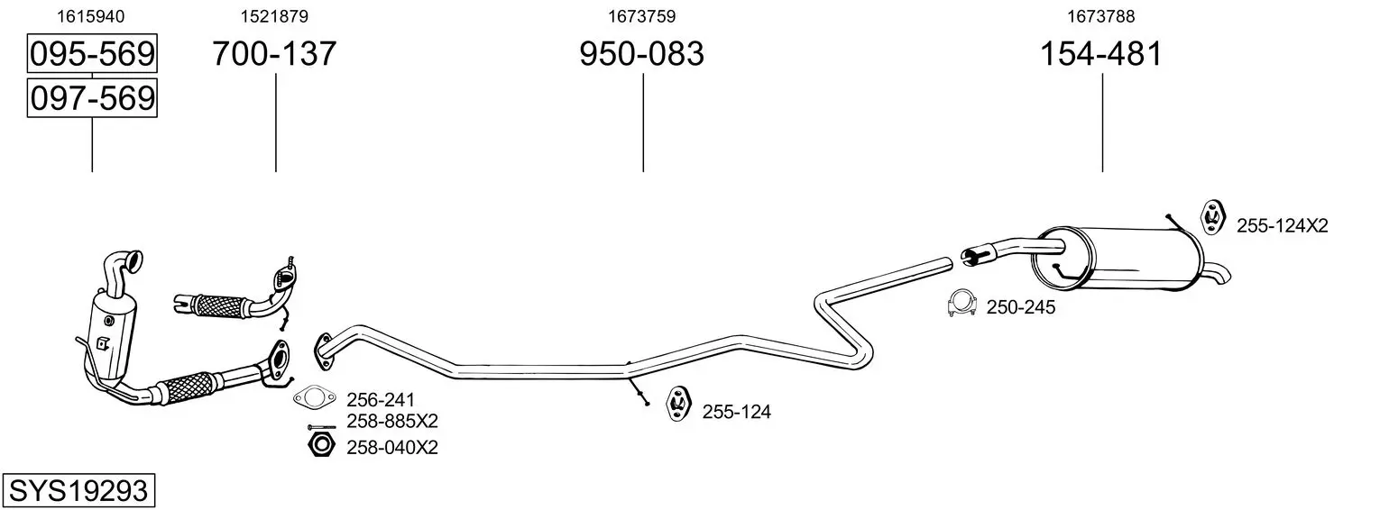 Изпускателна система BOSAL               