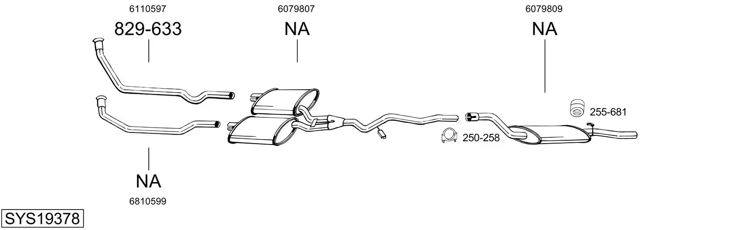 Изпускателна система BOSAL               