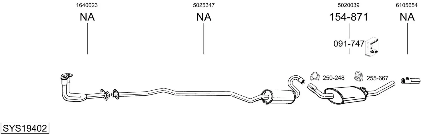 Изпускателна система BOSAL               