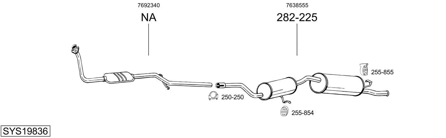 Изпускателна система BOSAL               
