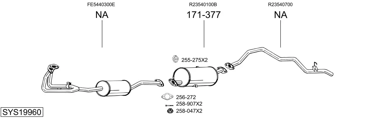 Изпускателна система BOSAL               