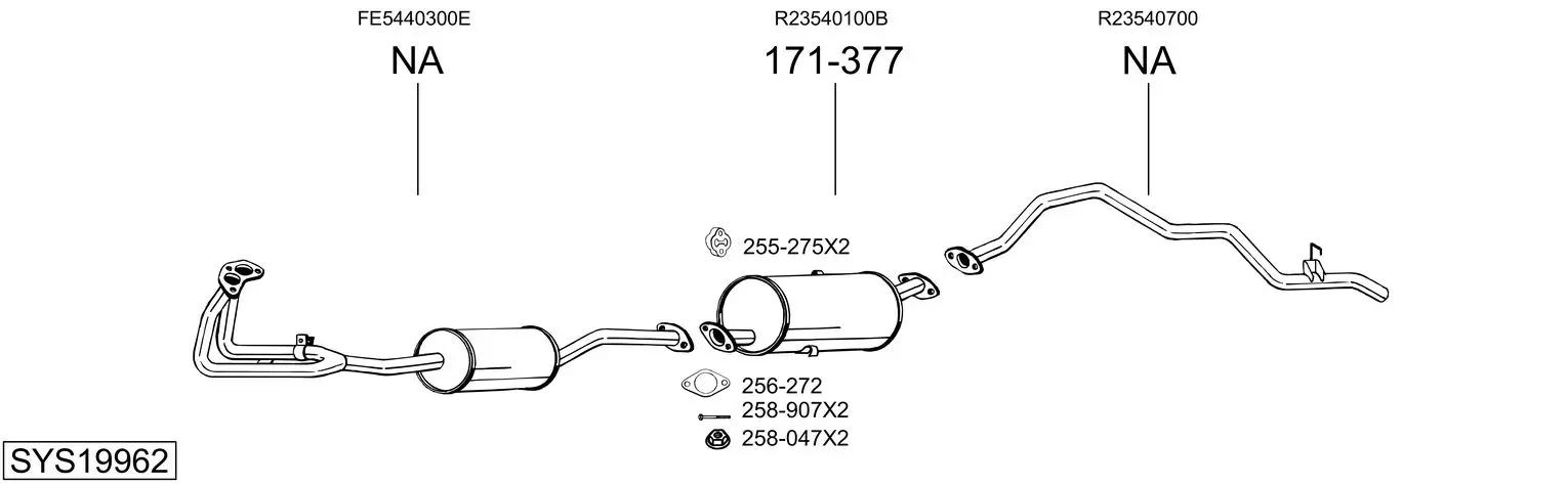 Изпускателна система BOSAL               