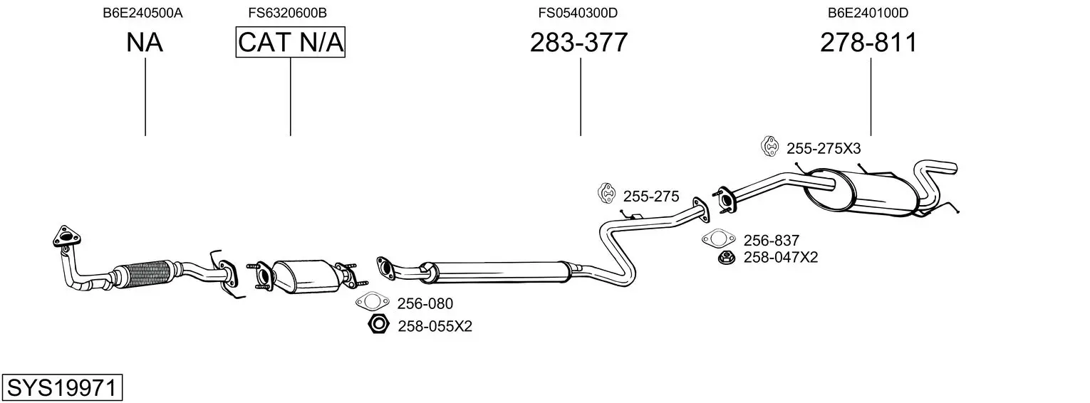 Изпускателна система BOSAL               