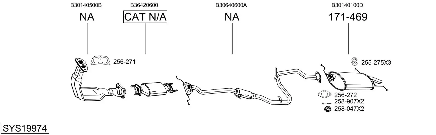 Изпускателна система BOSAL               