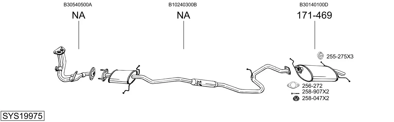 Изпускателна система BOSAL               