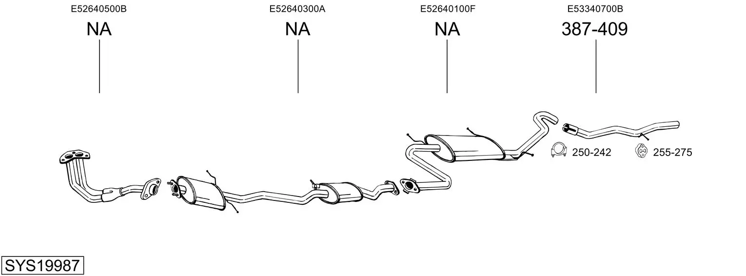 Изпускателна система BOSAL               