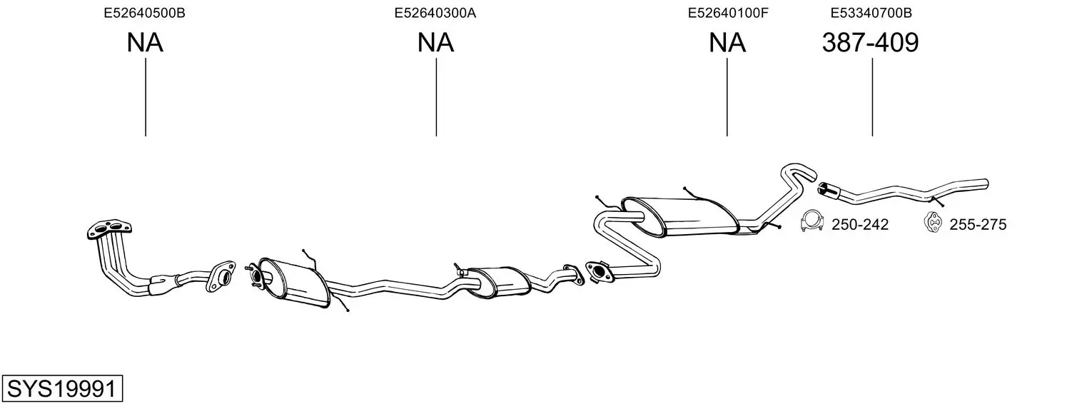 Изпускателна система BOSAL               