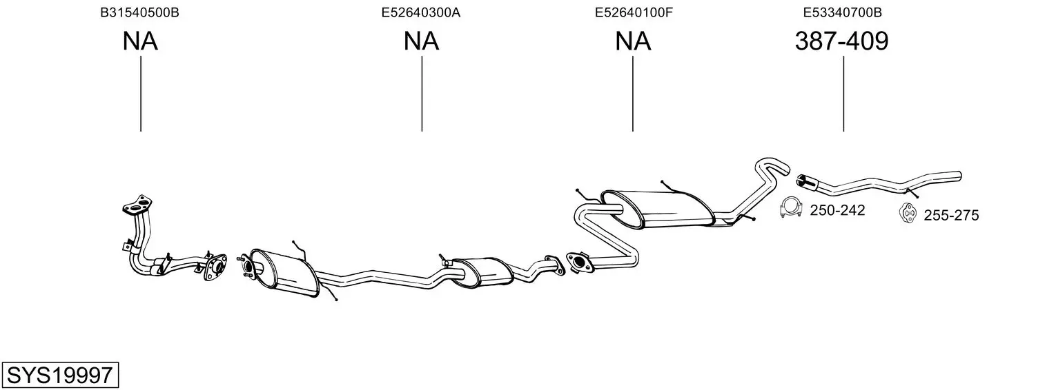 Изпускателна система BOSAL               