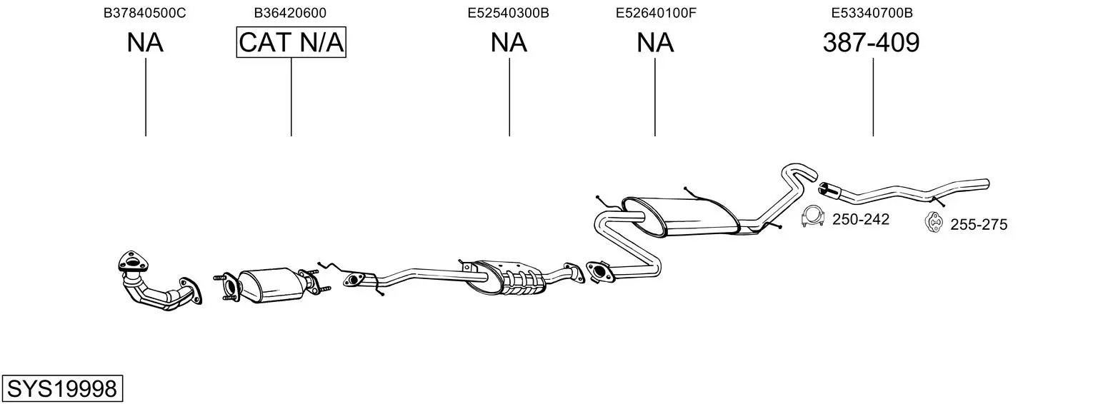Изпускателна система BOSAL               