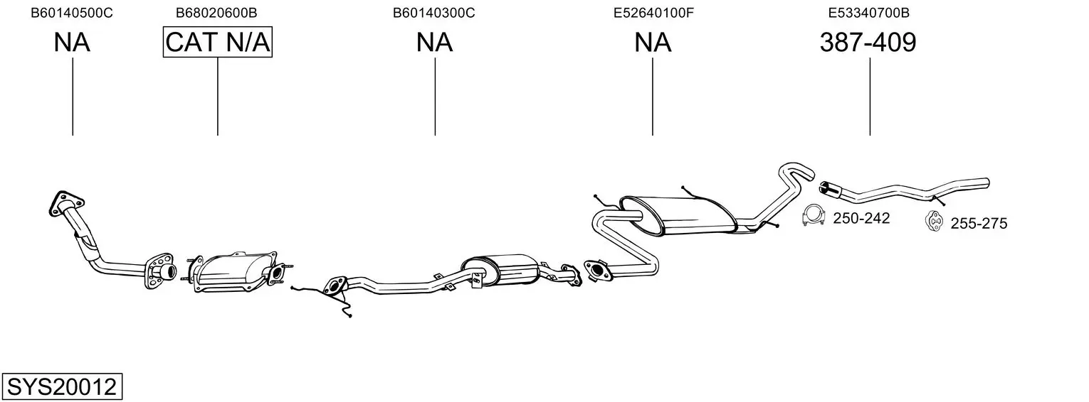 Изпускателна система BOSAL               