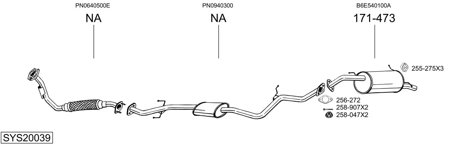 Изпускателна система BOSAL               