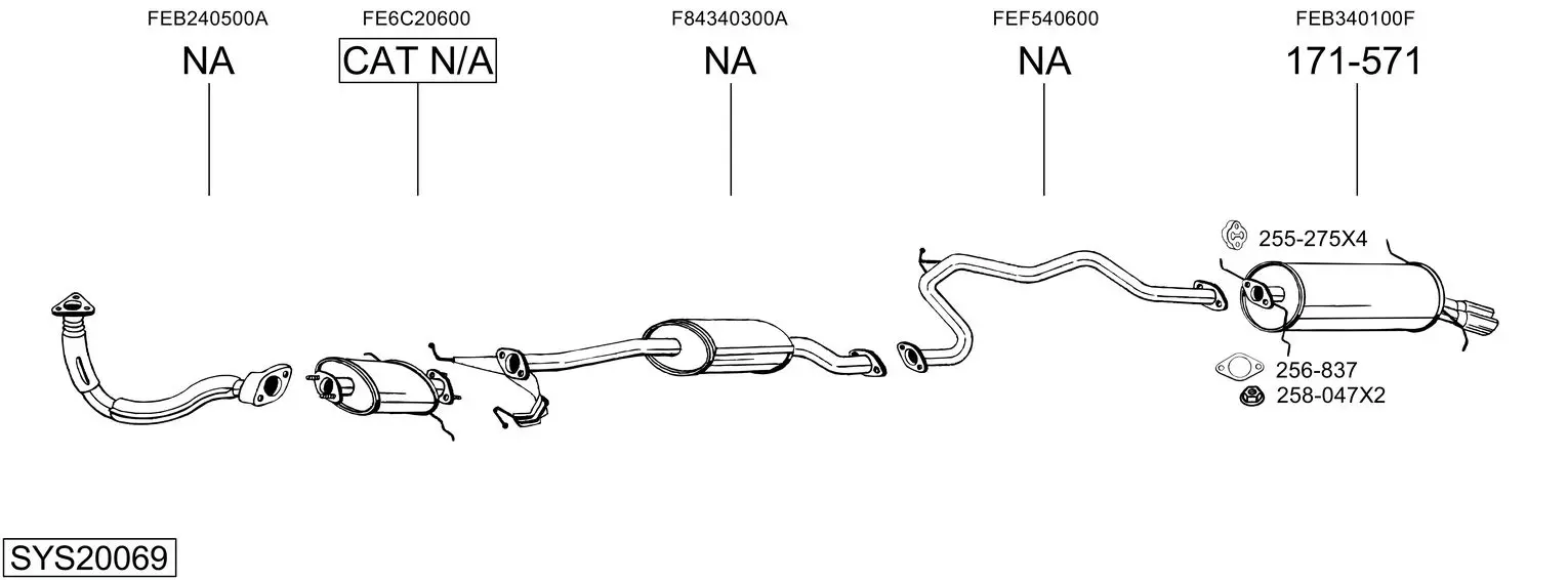 Изпускателна система BOSAL               