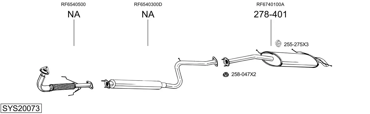 Изпускателна система BOSAL               