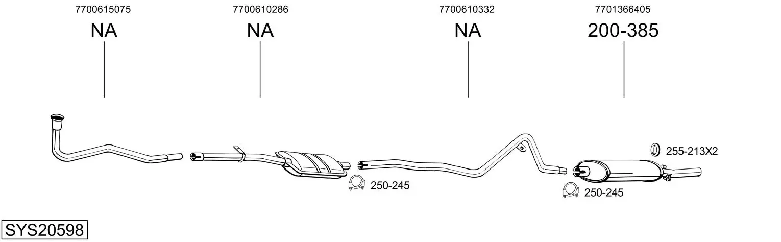 Изпускателна система BOSAL               