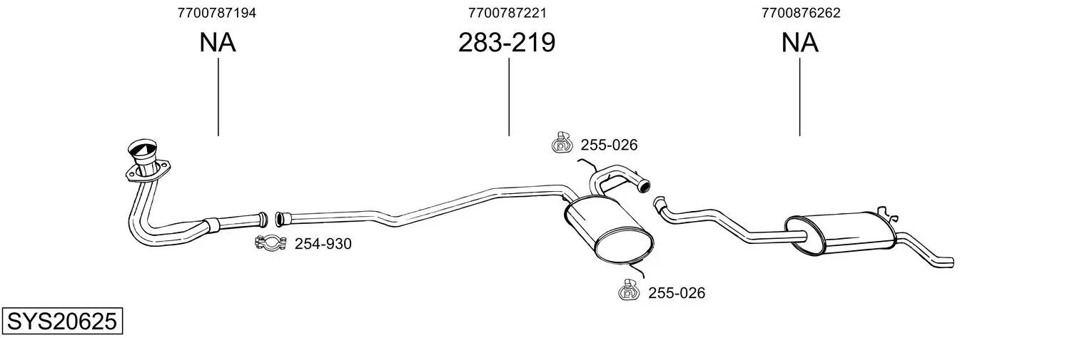 Изпускателна система BOSAL               