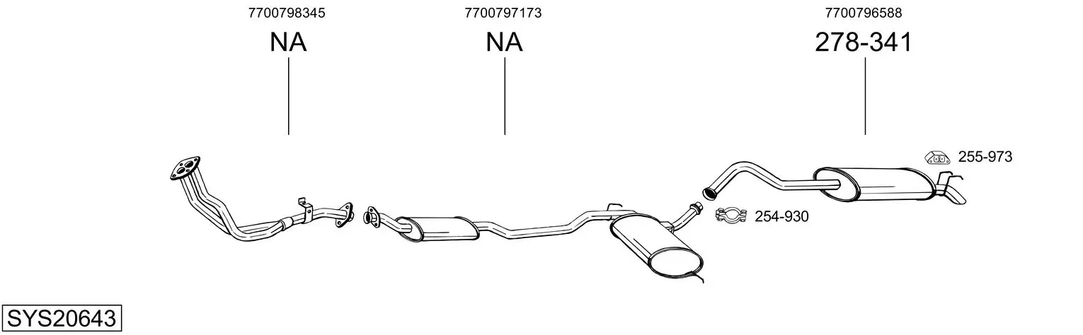 Изпускателна система BOSAL               