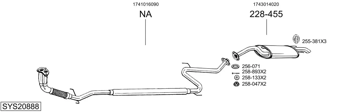 Изпускателна система BOSAL               