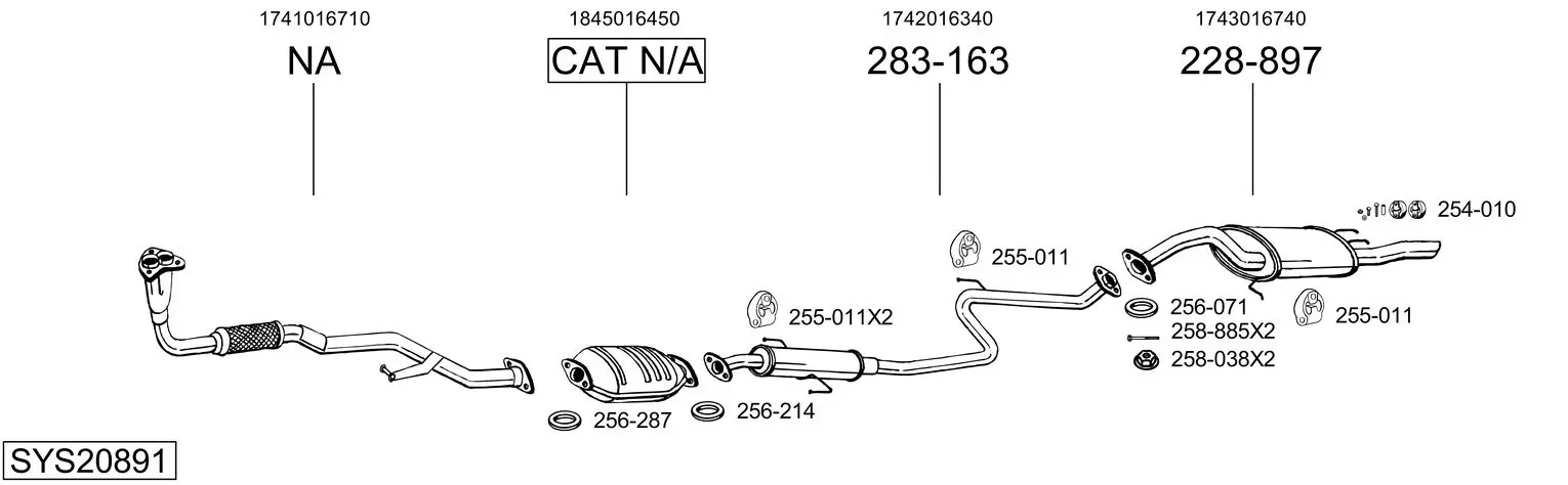 Изпускателна система BOSAL               