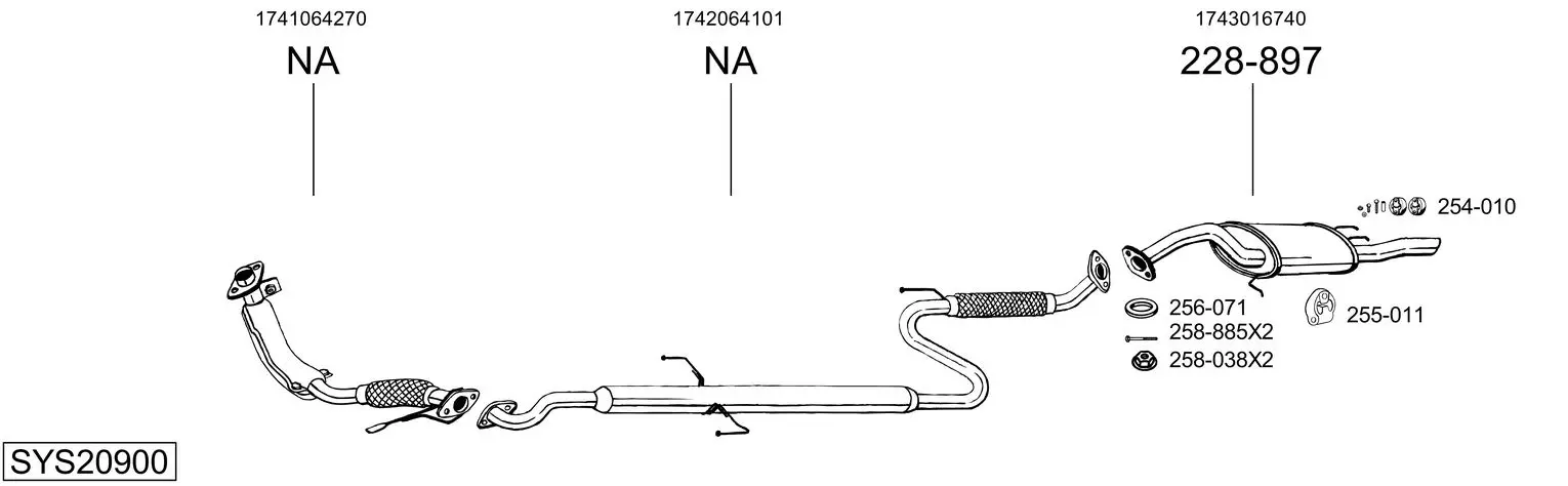 Изпускателна система BOSAL               