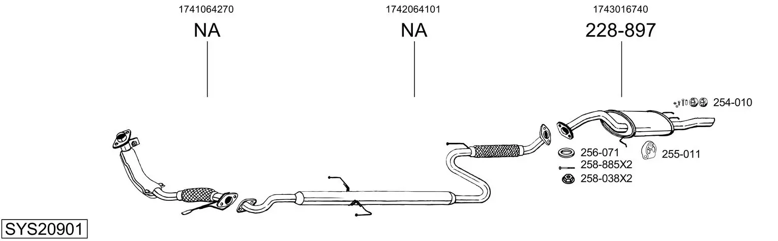 Изпускателна система BOSAL               