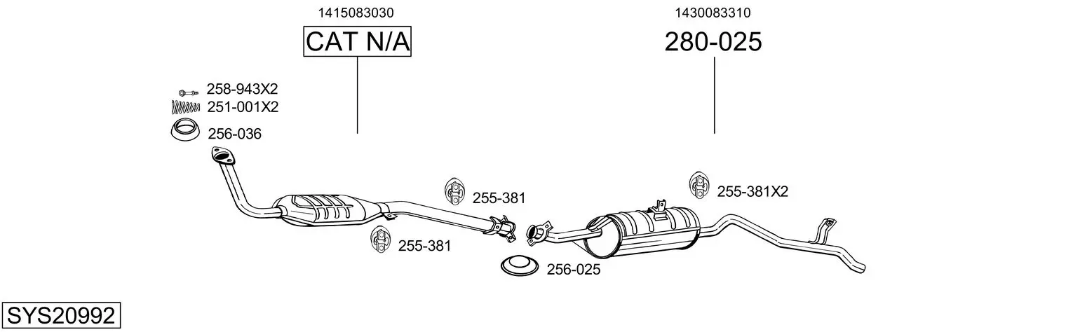 Изпускателна система BOSAL               