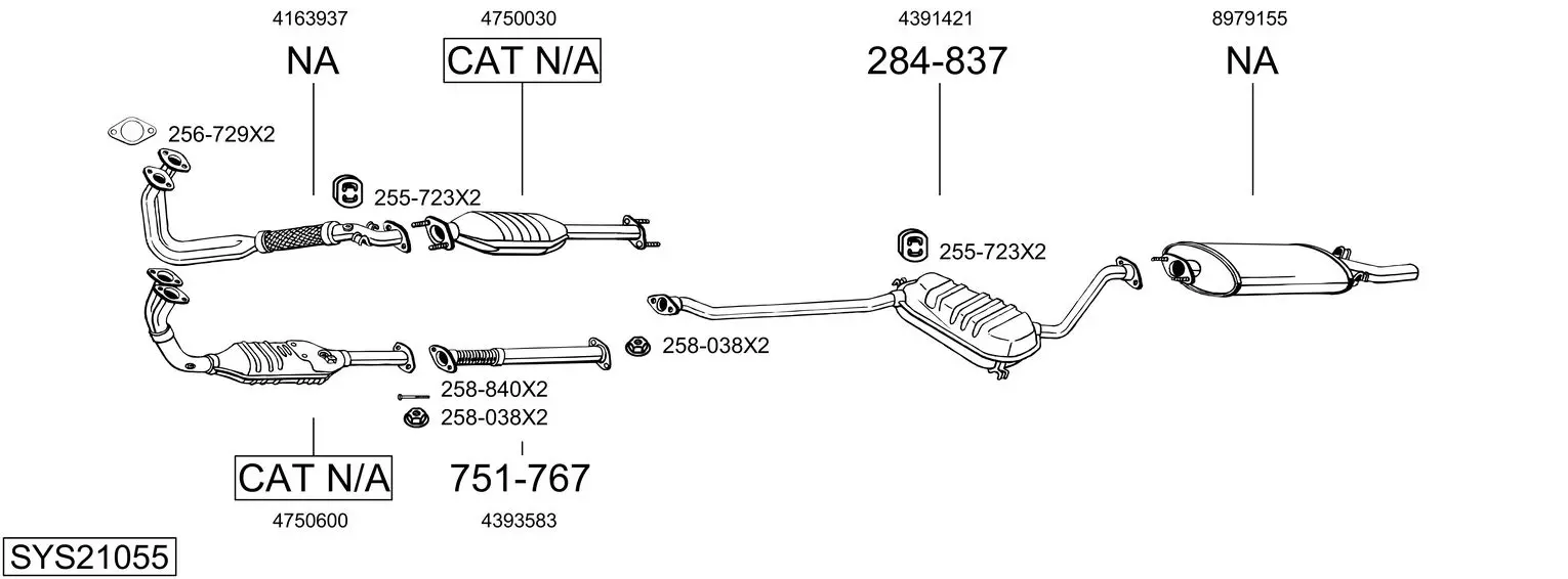 Изпускателна система BOSAL               