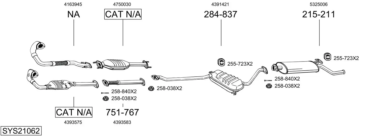 Изпускателна система BOSAL               