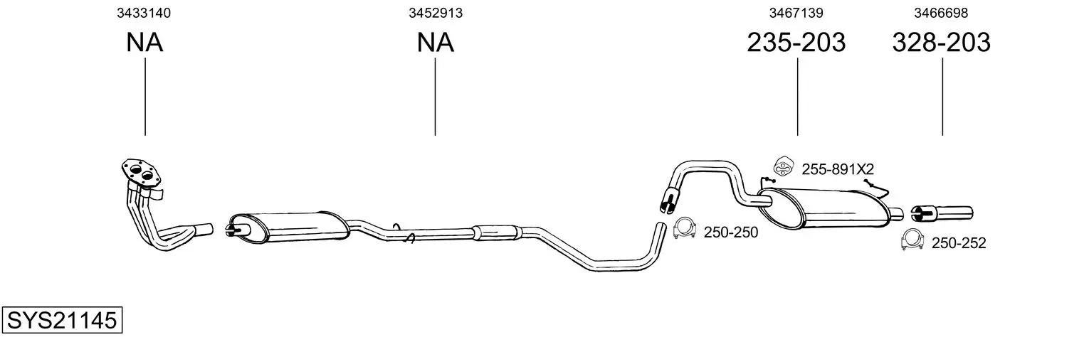 Изпускателна система BOSAL               