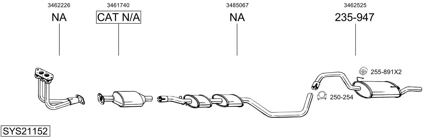 Изпускателна система BOSAL               