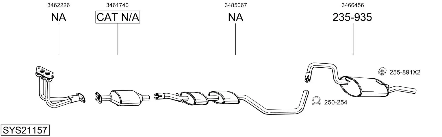 Изпускателна система BOSAL               