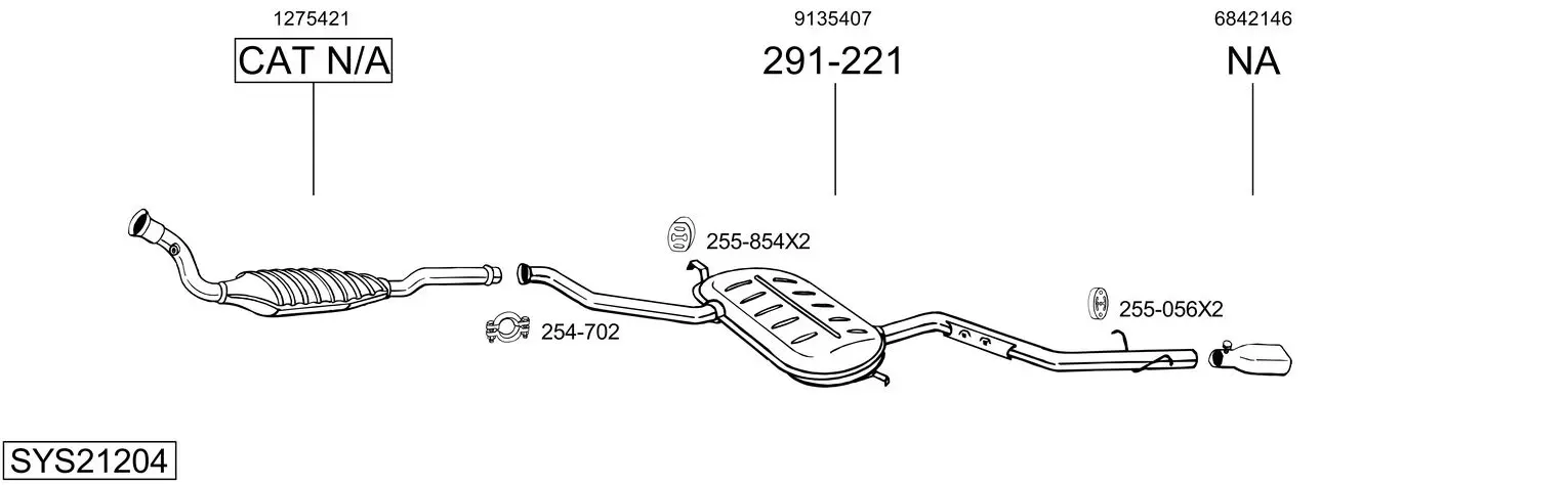Изпускателна система BOSAL               