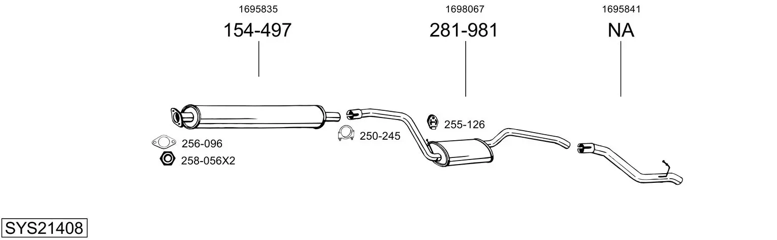 Изпускателна система BOSAL               