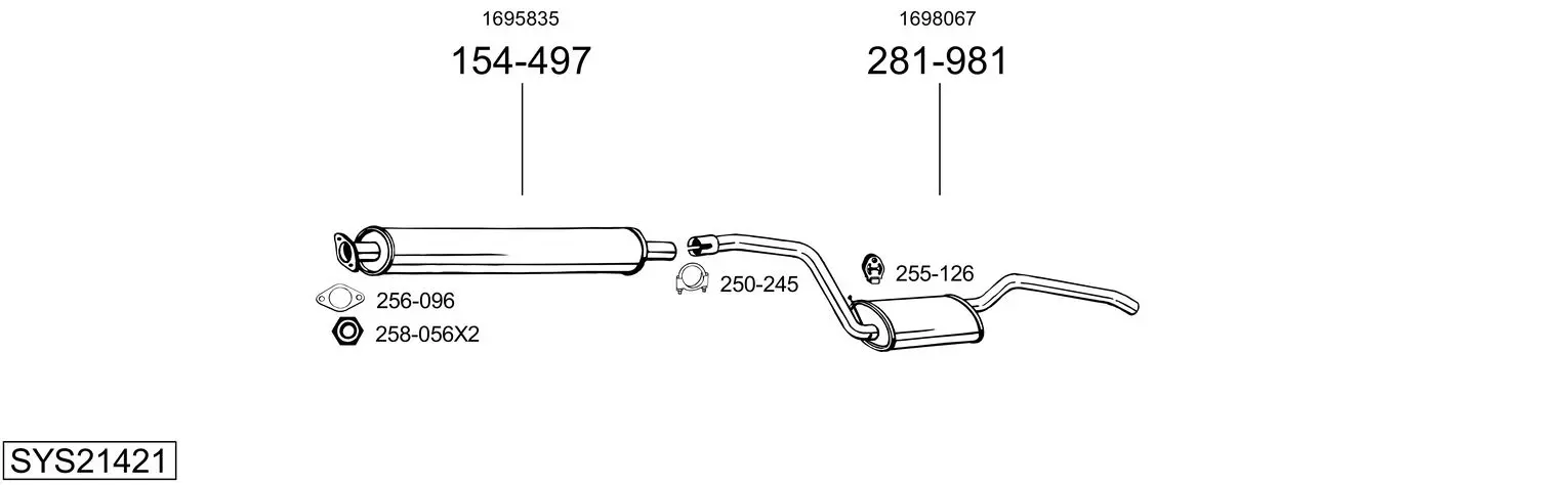Изпускателна система BOSAL               
