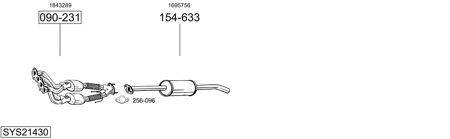 Изпускателна система BOSAL               
