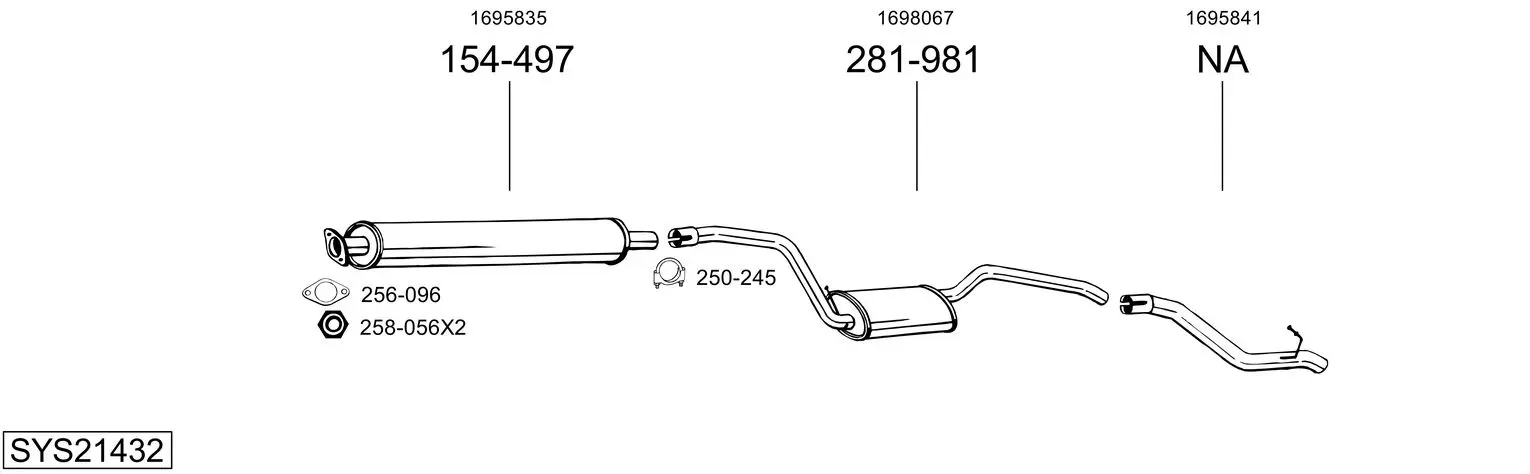 Изпускателна система BOSAL               