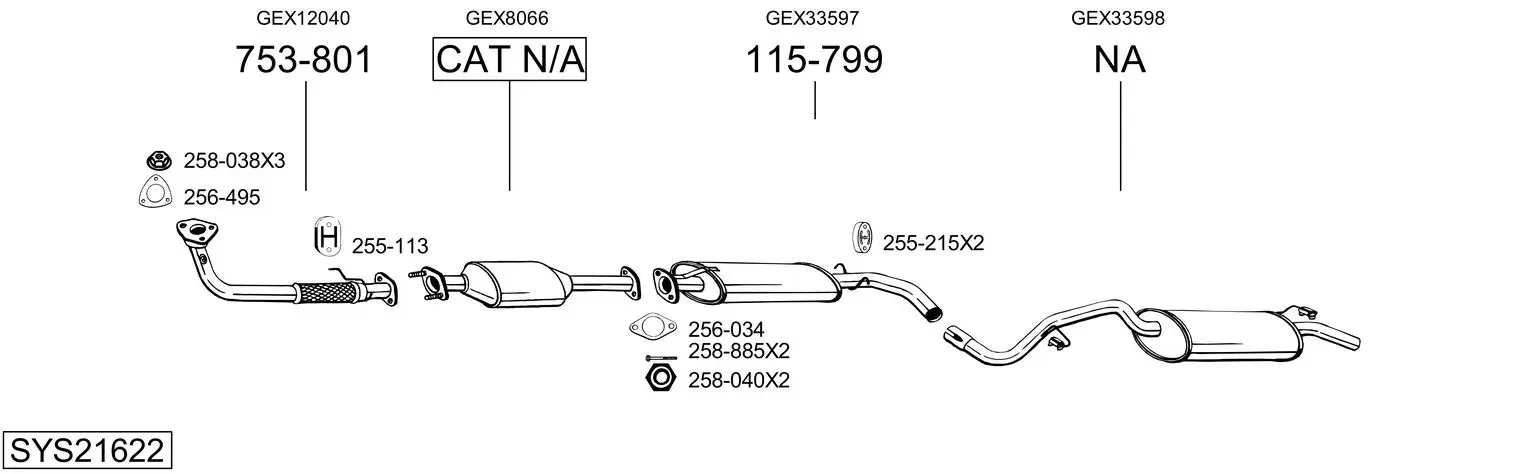 Изпускателна система BOSAL               
