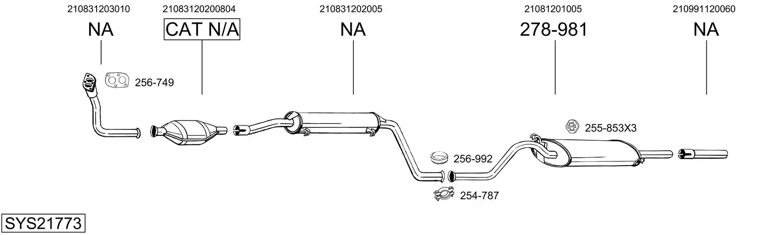 Изпускателна система BOSAL               