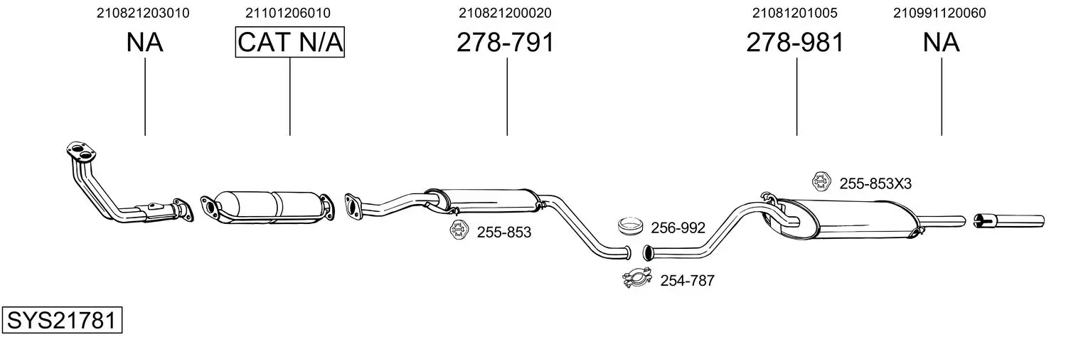 Изпускателна система BOSAL               