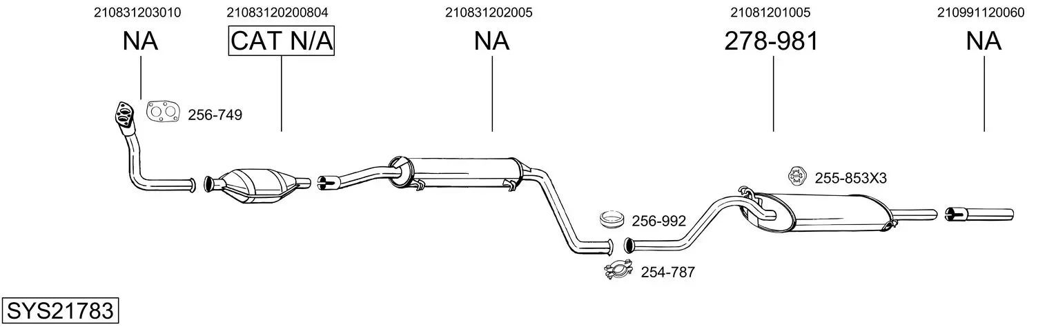 Изпускателна система BOSAL               