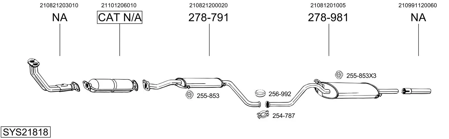 Изпускателна система BOSAL               